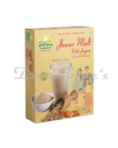 SONKAN JOWAR SATVA WITH JAGGERY HEALTH DRINK GLUTEN FREE SPROUTED & ROASTED 200G