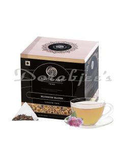 BLENDART BLOSSOM BLUSH WHITE TEA BAGS BY 15 PYRAMID TEA BAGS DARJEELING TEA 30G