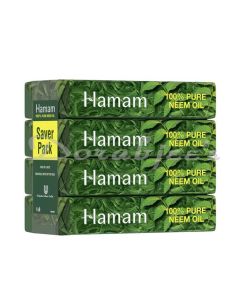 HAMAM 100% PURE NEEM OIL SOAP 4X100G