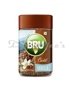 BRU GOLD FLAVORED INSTANT COFFEE VANILLA 100G