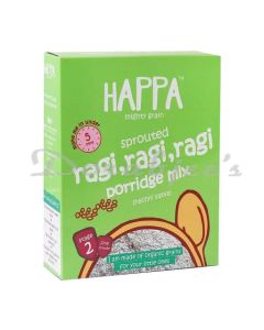 HAPPA INSTANT READY TO MAKE SPROUTED RAGI CEREAL 200 G