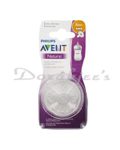 AVENT NATURAL NIPPLE0 44/27 6M+