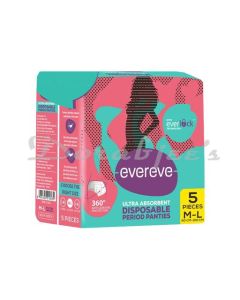 EVEREVE PERIOD PANTIES SANITARY NAPKINS  ML 5