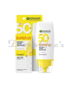GARNIER SPF50 FOR UVA/B INVISIBLE SERUM SUNSCREEN 30ML FOR BROAD SPECTRUM WITH NO WHITE CAST