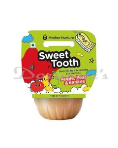 MOTHER NURTURE SWEET TOOTH  APPLE PEAR & BANANA PUREE  STAGE 3  BABY FOOD 100G