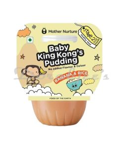 MOTHER NURTURE BABY KING KONGS PUDDING  RICE & BANANA  STAGE 2  BABY FOOD 100G