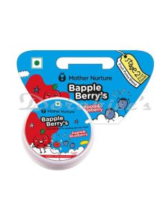 MOTHER NURTURE BAPPLE BERRYS  APPLE AND BLUEBERRY PUREE  STAGE 2  BABY FOOD 100G