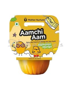 MOTHER NURTURE AAMCHI AAM  ALPHONSO MANGO PUREE  STAGE 1 BABY FOOD 100G