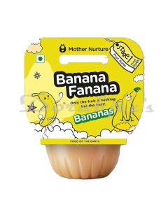 MOTHER NURTURE BANANA FANANA  PURE BANANA PUREE  STAGE 1 BABY FOOD 100G