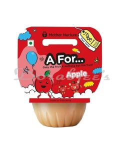 MOTHER NURTURE A FOR APPLE APPLE PUREE STAGE 1 BABY FOOD 6+ MONTHS 100G
