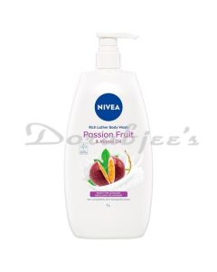 NIVEA SHOWER GEL PASSION FRUIT 1 LTR