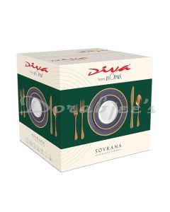 DIVA BY LA OPALA SOVRANA COLLECTION 27PC DINNER SET MOROCCAN GOLD