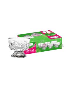SANJEEV KAPOOR DUBAI ICE CREAM BOWL 120 ML  SET OF 6 PCS  WITH COLOR  BOX