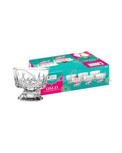 SANJEEV KAPOOR OSLO ICE CREAM BOWL 120 ML  SET OF 6 PCS WITH COLOR BOX