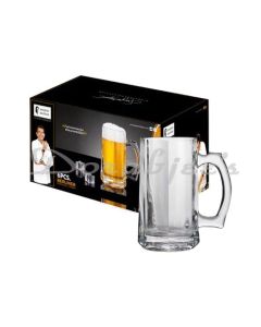 SANJEEV KAPOOR BERLINER BEER MUG 380 ML  SET OF 6PCSWITH GIFT BOX