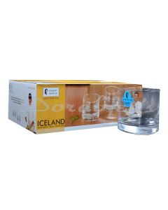SANJEEV KAPOOR ICELAND WHISKEY GLASS 305 ML  SET OF 6 PCS WITH GIFT BOX