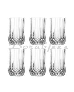 SANJEEV KAPOOR DIAMOND HIGHBALL GLASS 350ML  SET OF 6PCSWITH GIFT BOX