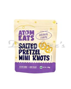 ATOM EATS  SALTED PRETZEL MINI KNOTS 30G