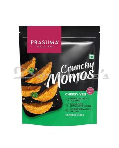 PRASUMA FROZEN CRUNCHY MOMOS  CHEESY VEG 380G
