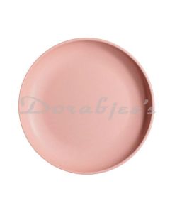 VALENTINO SANGO COUPE SHAPE DINNER PLATE 10.5  SET OF 1PC PINK GLOSSY BULK PACKING
