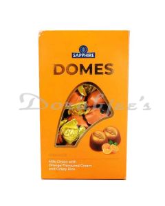 SAPPHIRE DOMES TRUFFLE ORANGE  35 PCS X  24 BOX