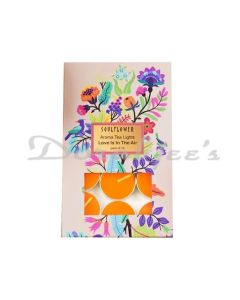 SOULFLOWER AROMA TEA LIGHT CANDLE OF  15 LOVE IS IN THE AIR