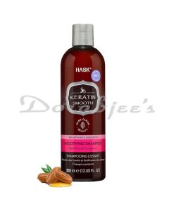HASK SMOOTHING KERATIN PROTEIN SHAMPOO 355ML SMOOTHENS & HYDRATES DRY FRIZZY HAIR