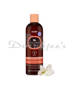 HASK COCONUT OIL NOURISHING CONDITIONER 355ML FOR DRY FRIZZY OR COARSE HAIR