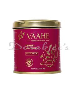 VAAHE PREMIUM FENNEL WHOLE 70 G NATURAL SPICES FRESHLY GROUND PURE  NATURAL  TIN BOX