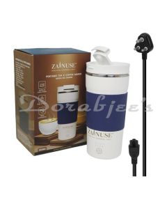 ZAINUSE 1PC 350ML STAINLESS STEEL PORTABLE ELECTRIC HOT TEA COFFEE MAKER