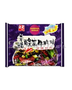 UMAI ZHENGWEN LAOTAN PICKLED VEGETABLE INSTANT SWEET POTATO GLASS NOODLES 93G