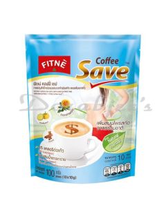 FITNE COFFEE SAVE INSTANT COFFEE MIX WITH SAFFLOWER EXTRACT 10T