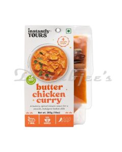 INSTANTLY YOURS BUTTER CHICKEN CURRY  285G READY TO COOK INDIAN MEALS NO PRESERVATIVES