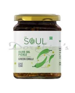 SOUL OLIVE OIL PICKLE GREEN CHILLI 265G