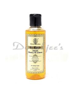 KHADI NATURAL HONEY LEMON JUICE SHAMPOO HAIR CLEANSER 210ML