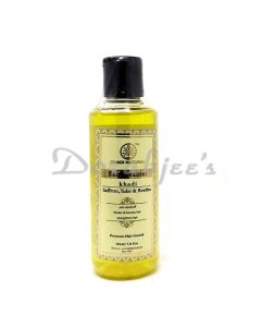 KHADI NATURAL SAFFRON TULSI  & REETHA ANTI DANDRUFF HAIR CLEANSER 210ML