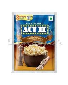 ACT II MICROWAVABLE POPCORN BUTTER PEPPER 60G