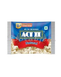 ACT II MICROWAVABLE POPCORN NATURAL POPCORN 24G