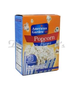 AMERICAN GARDEN MICROWAVE POPCORN NATURAL 284G