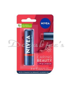 NIVEA LIP CARE CARING BEAUTY RED SPF*30 48G