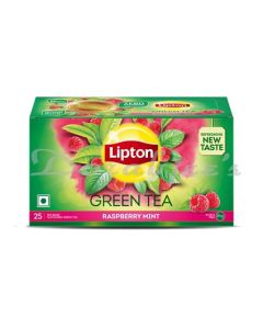 LIPTON GREEN RASPBERRY MINT TEA 1.3GX25STB32.5G