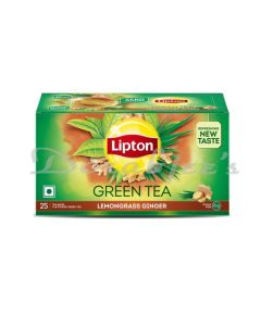 LIPTON GREEN LEMONGRASS GINGER TEA 1.3GX25STB32.5G