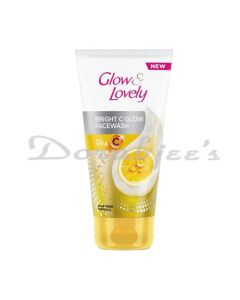 GLOW & LOVELY VITAMIN C BRIGHT GLOW WOMEN FACE WASH 50G WITH SKIN PROTECTION FACE WASH  50 G