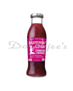 MAMMA CHIA 95% ORGANIC STRAWBERRY LEMONADE AT LEAST  VITALITY BEVERAGE 283G