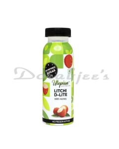 NO REFINED SUGAR UTOPIAN LITCHI D-LITE JUICE 200ML
