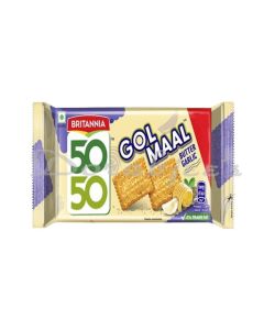 BRITANNIA 50 GOL MAL BUTTER GARLIC BISCUIT 57G