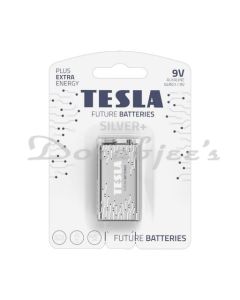 TESLA SILVER+ ALKALINE BATTERY 9V 6LR61 1PC