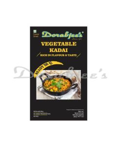 DORABJEES BRD VEGETABLE KADAI FREEZE DRIED HEAT  AND EAT READY IN 5 MINS  90G