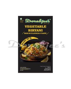 DORABJEES BRD VEGETABLE BRIYANI FREEZE DRIED HEAT  AND EAT READY IN 5 MINS  90G