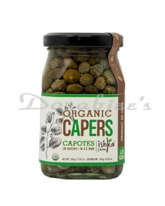 ISHKA FARMS ORGANIC CAPERS CAPOTES IN BRINE 200G PERFECT TOPPING ON PIZZA PASTA & SANDWICHES